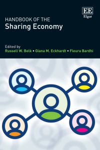 Cover image: Handbook of the Sharing Economy 1st edition 9781788110532