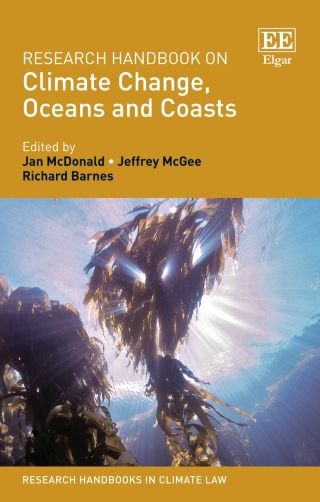 Cover image: Research Handbook on Climate Change, Oceans and Coasts 1st edition 9781788112222