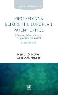 Cover image: Proceedings Before the European Patent Office 2nd edition 9781788115315