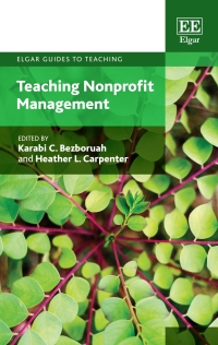 Cover image: Teaching Nonprofit Management 1st edition 9781788118668