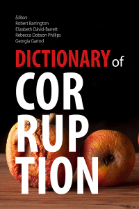 Omslagafbeelding: Dictionary of Corruption 9781788216593