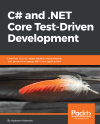 Imagen de portada: C# and .NET Core Test Driven Development 1st edition 9781788292481
