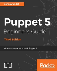 Imagen de portada: Puppet 5 Beginner's Guide - Third Edition 1st edition 9781788472906