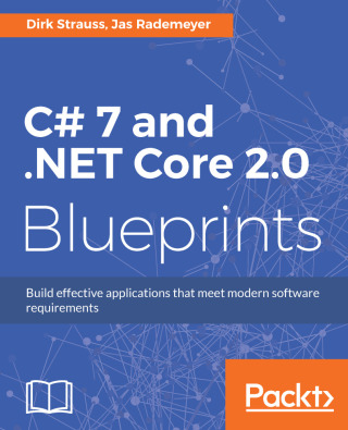 表紙画像: C# 7 and .NET Core 2.0 Blueprints 1st edition 9781788396196