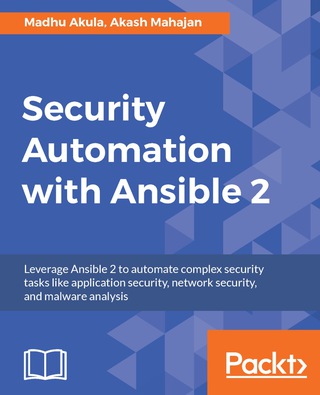 Immagine di copertina: Security Automation with Ansible 2 1st edition 9781788394512