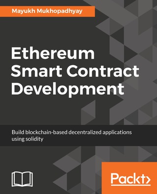 Cover image: Ethereum Smart Contract Development 1st edition 9781788473040