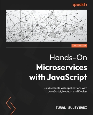 Cover image: Hands-On Microservices with JavaScript 1st edition 9781788625401