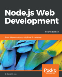 Cover image: Node.js Web Development 4th edition 9781788626859