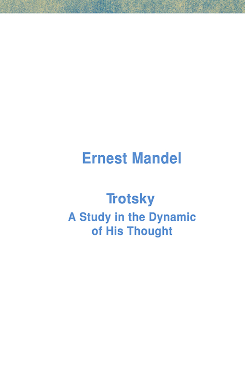 Trotsky (eBook)
