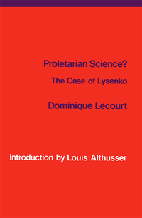 Cover image: Proletarian Science? 9781786632395