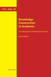 Cover image: Knowledge Construction in Academia 1st edition 9781906165574