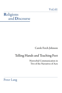 صورة الغلاف: Telling Hands and Teaching Feet 1st edition 9781788746830