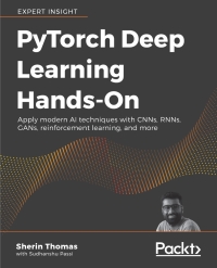 Cover image: PyTorch Deep Learning Hands-On 1st edition 9781788834131
