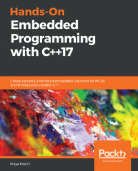 Cover image: Hands-On Embedded Programming with C++17 1st edition 9781788629300