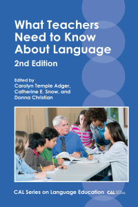 Cover image: What Teachers Need to Know About Language 2nd edition 9781788920179