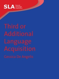Cover image: Third or Additional Language Acquisition 1st edition 9781847690036