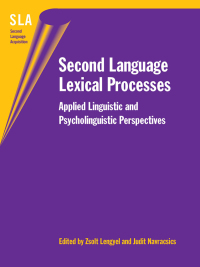 Omslagafbeelding: Second Language Lexical Processes 1st edition 9781853599668