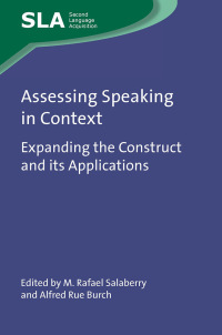 Cover image: Assessing Speaking in Context 1st edition 9781788923804