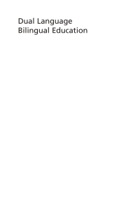 Cover image: Dual Language Bilingual Education 1st edition 9781788928083