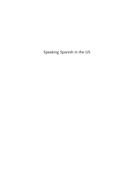 Cover image: Speaking Spanish in the US 2nd edition 9781788928274
