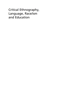 Titelbild: Critical Ethnography, Language, Race/ism and Education 9781788928694