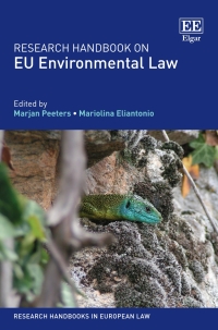 صورة الغلاف: Research Handbook on EU Environmental Law 1st edition 9781788970662