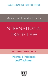 صورة الغلاف: Advanced Introduction to International Trade Law 2nd edition 9781788971447