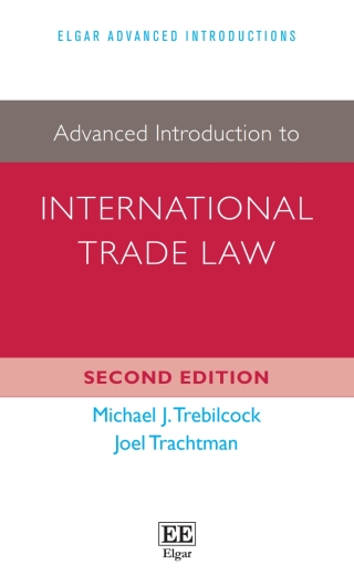 Cover image: Advanced Introduction to International Trade Law 2nd edition 9781788971447