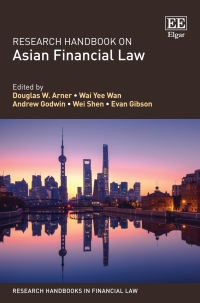 Cover image: Research Handbook on Asian Financial Law 1st edition 9781849804554