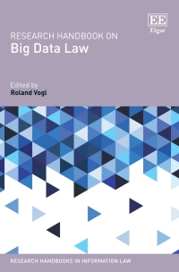Omslagafbeelding: Research Handbook on Big Data Law 1st edition 9781788972819