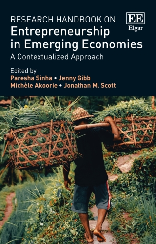 Imagen de portada: Research Handbook on Entrepreneurship in Emerging Economies 1st edition 9781788973700