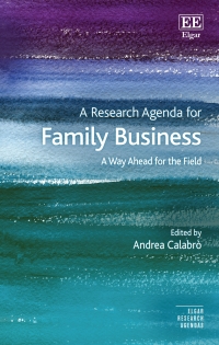 Cover image: A Research Agenda for Family Business 1st edition 9781788974066