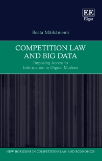 Imagen de portada: Competition Law and Big Data 1st edition 9781788974257