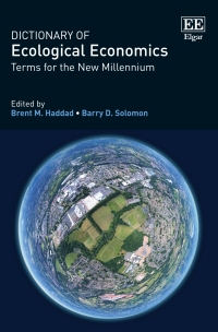 Cover image: Dictionary of Ecological Economics 1st edition 9781788974905