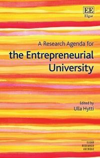 Cover image: A Research Agenda for the Entrepreneurial University 1st edition 9781788975032