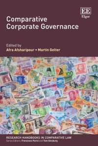 Omslagafbeelding: Comparative Corporate Governance 1st edition 9781788975322
