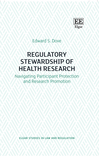 Cover image: Regulatory Stewardship of Health Research 1st edition 9781788975346
