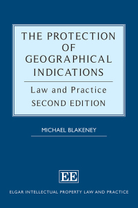 Cover image: The Protection of Geographical Indications 2nd edition 9781788975407