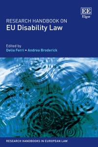 Omslagafbeelding: Research Handbook on EU Disability Law 1st edition 9781788976411
