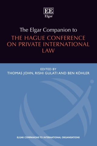 Cover image: The Elgar Companion to the Hague Conference on Private International Law 1st edition 9781788976497