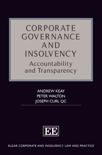 Imagen de portada: Corporate Governance and Insolvency 1st edition 9781788979337