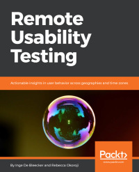Cover image: Remote Usability Testing 1st edition 9781788999045