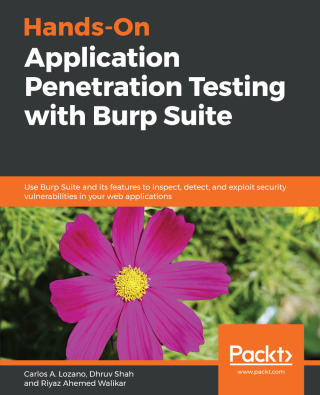 Cover image: Hands-On Application Penetration Testing with Burp Suite 1st edition 9781788994064