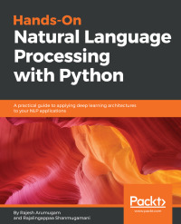 Cover image: Hands-On Natural Language Processing with Python 1st edition 9781789139495