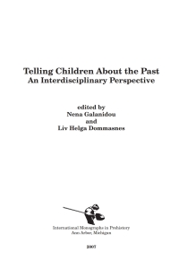 Imagen de portada: Telling Children About the Past 1st edition 9781879621404