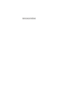 صورة الغلاف: Shamanism 1st edition 9781571819949
