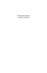 Cover image: Postmodernism in the Cinema 1st edition 9781571811059