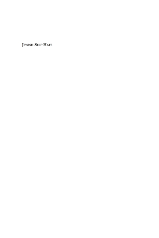 Imagen de portada: Jewish Self-Hate 1st edition 9781789209860
