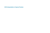 Titelbild: ECG Interpretation in Equine Practice 9781789240825