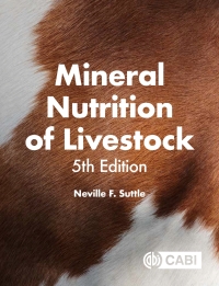 Cover image: Mineral Nutrition of Livestock 5th edition 9781789240924